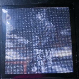 Diamond drilled wall art reflection of youth